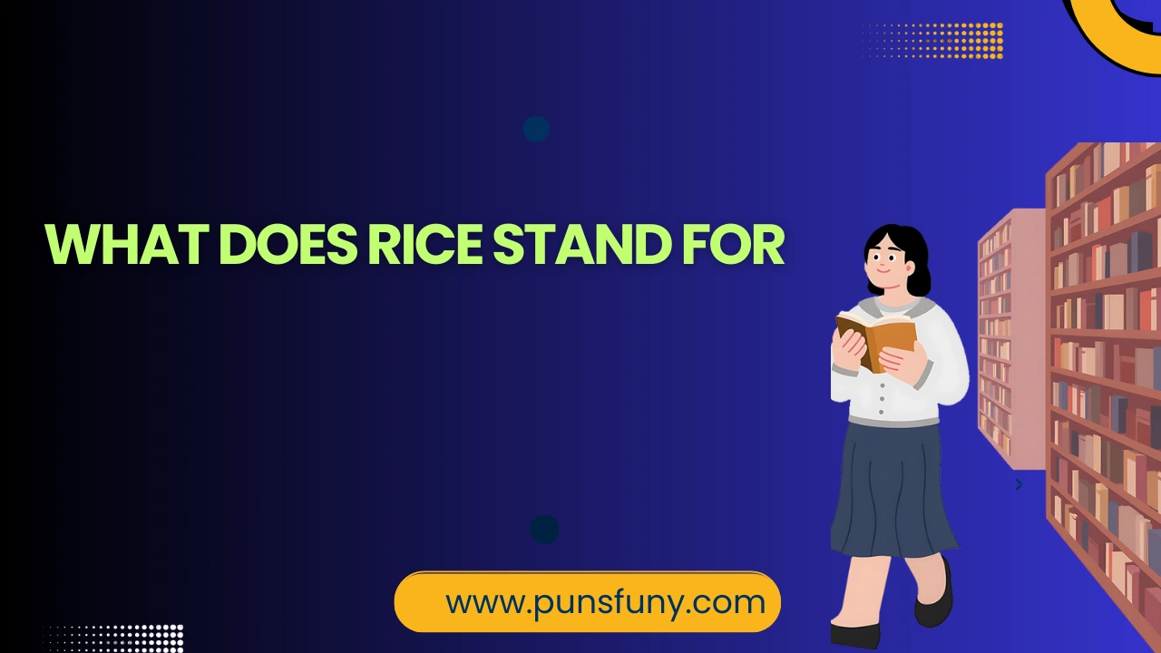 what does rice stand for
